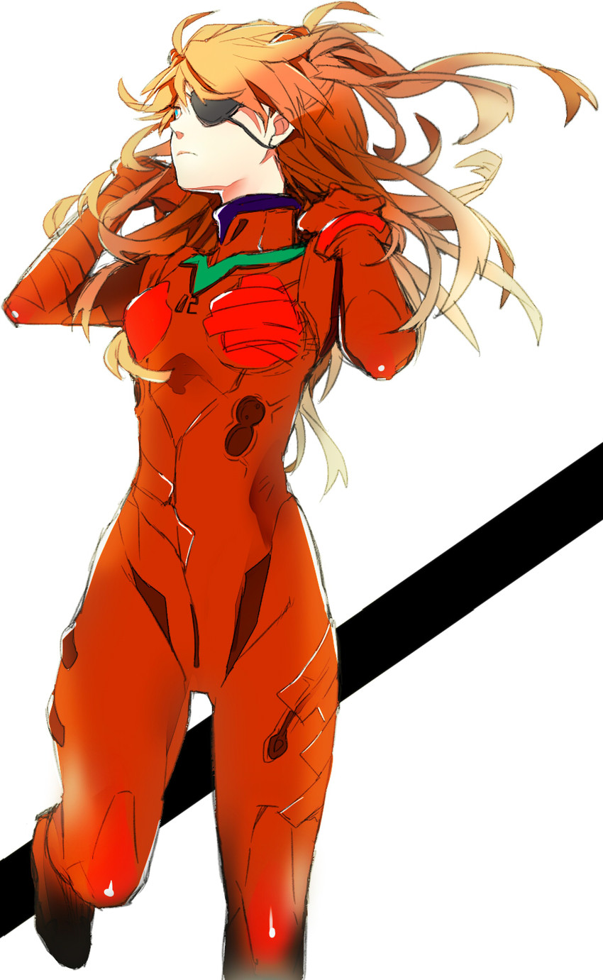 souryuu asuka langley (neon genesis evangelion and 2 more) drawn by isago_(ica)