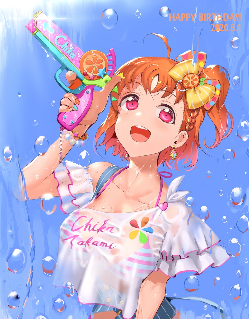 takami chika (love live! and 1 more) drawn by jyon