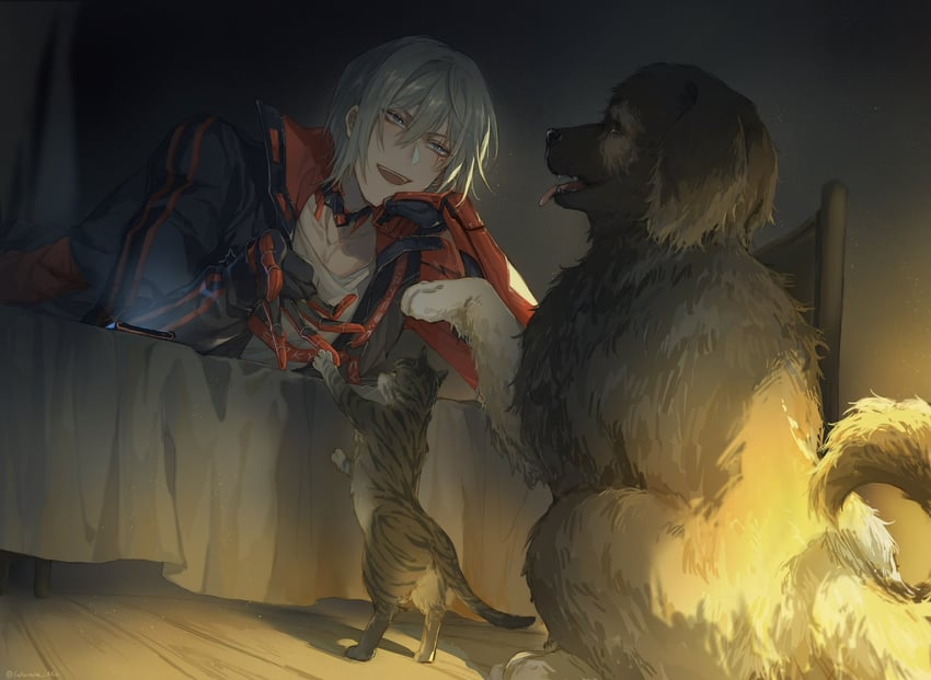 fulgur ovid (nijisanji and 1 more) drawn by sakuraba_mu