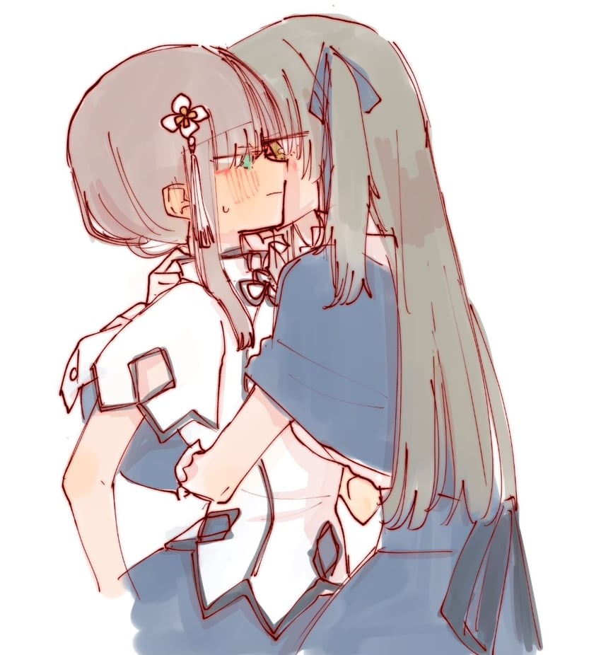 kuo shenlin and wang yujia (assault lily) drawn by rui_rui_rui0122