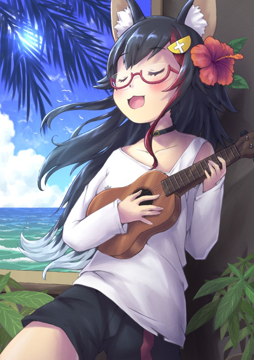 ookami mio (hololive) drawn by aki_(akisora_hiyori)
