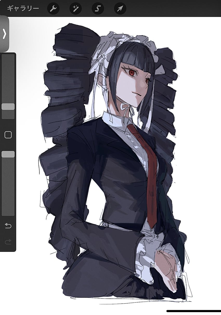celestia ludenberg (danganronpa and 1 more) drawn by uwa_a!