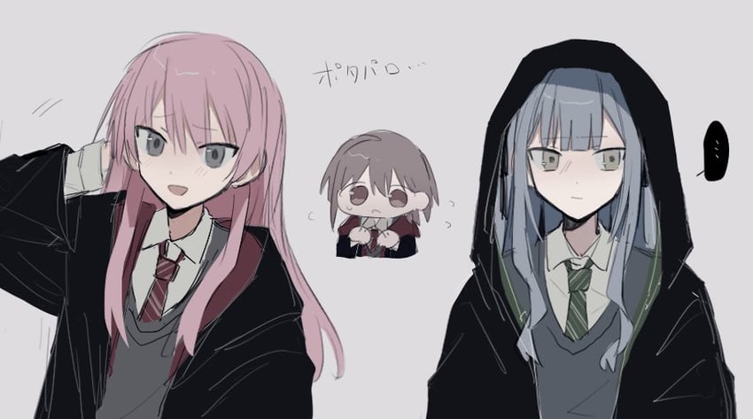 chihaya anon, togawa sakiko, and takamatsu tomori (bang dream! and 3 more) drawn by saifu_(saihu715)