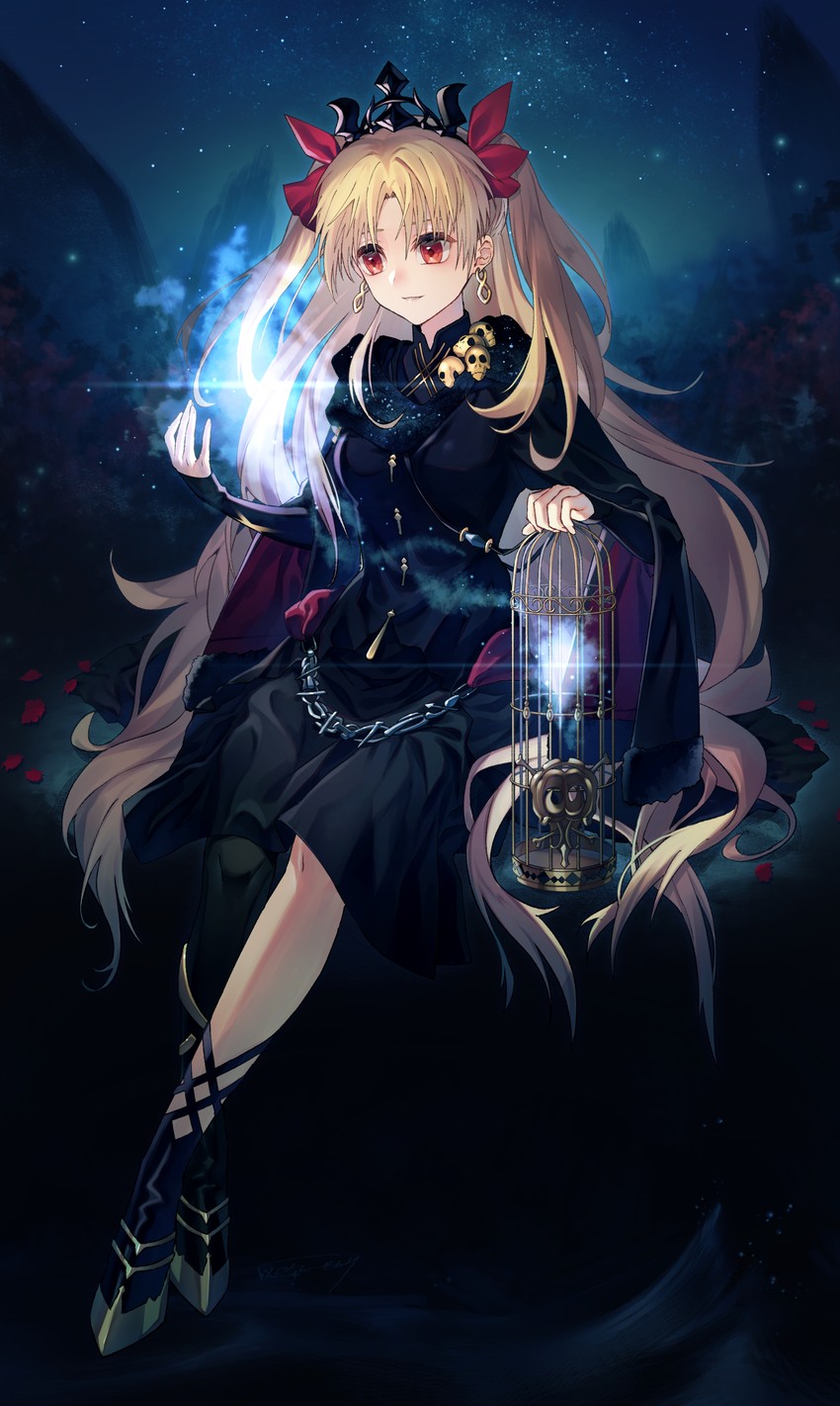 ereshkigal (fate and 1 more) drawn by haizome_senri