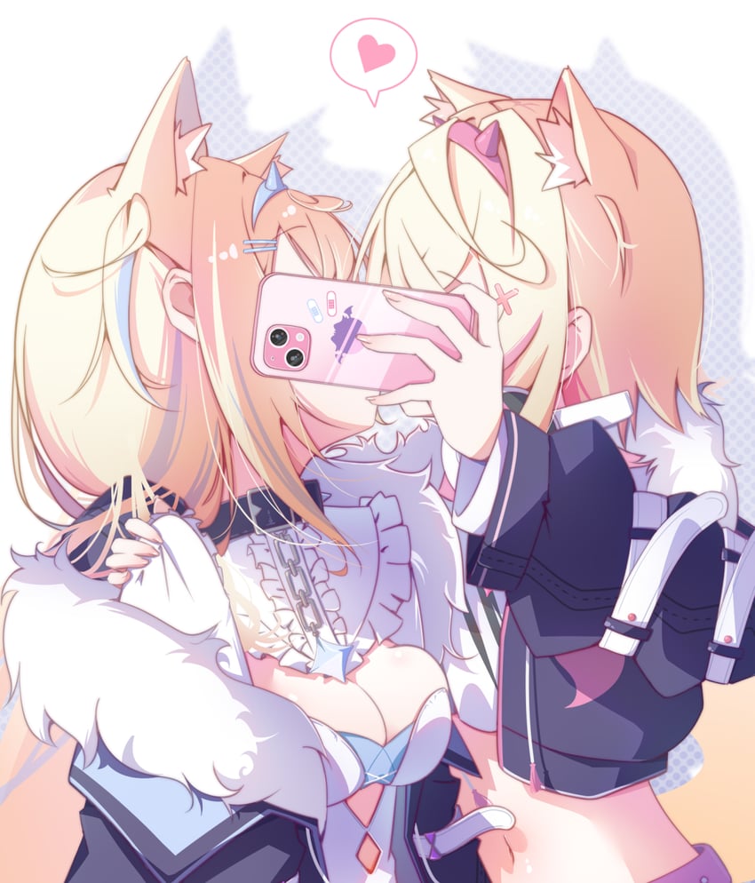 fuwawa abyssgard and mococo abyssgard (hololive and 1 more) drawn by capuchi_(111cappuccino)