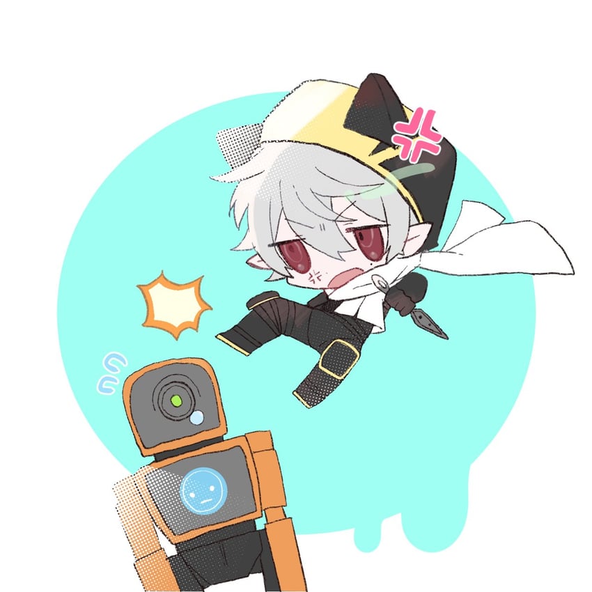 wraith, kuzuha, void prowler wraith, and mrvn (nijisanji and 1 more) drawn by kom0980