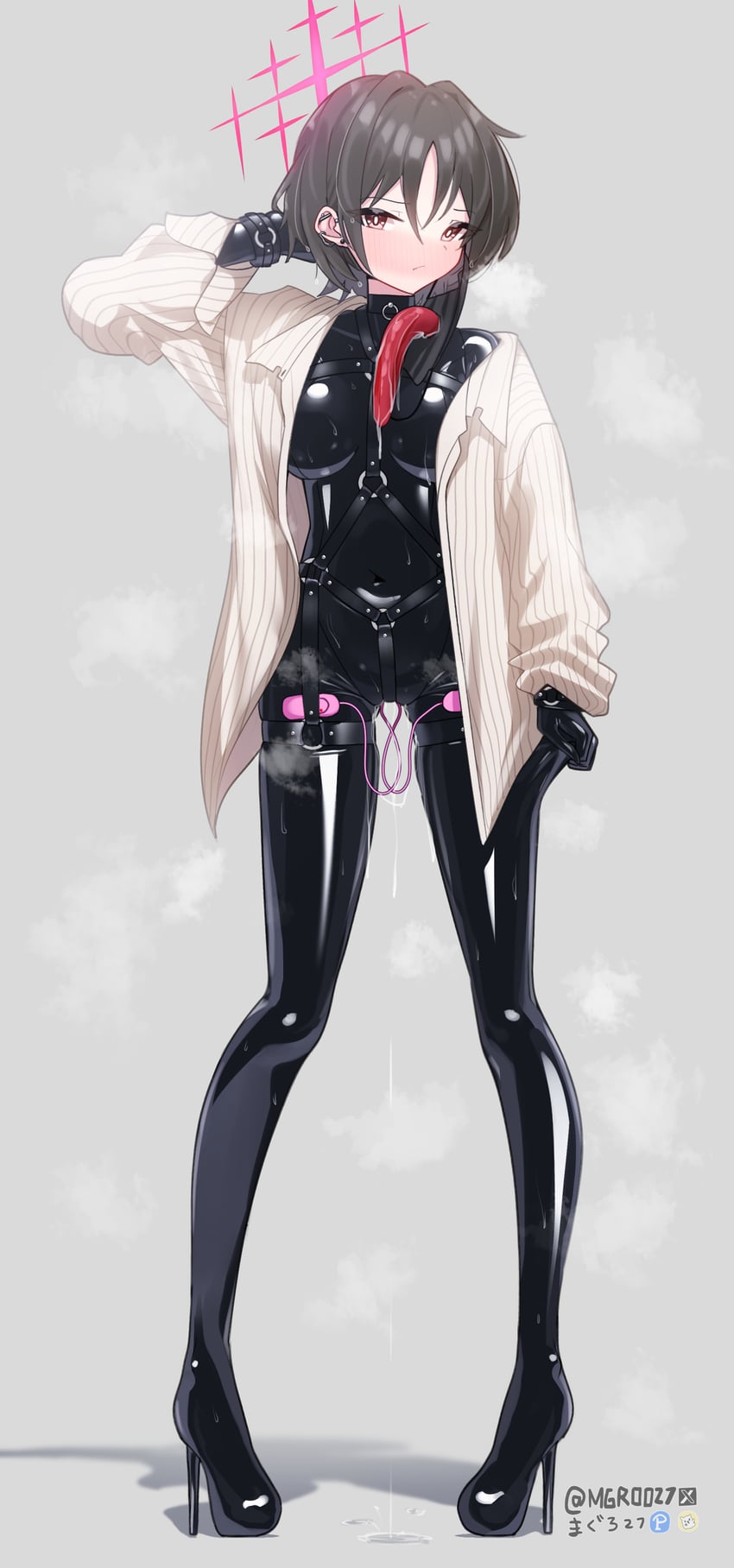 misaki (blue archive) drawn by maguro27