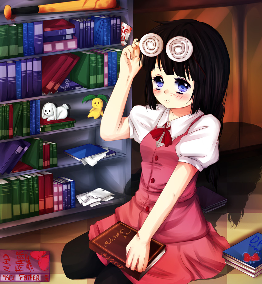 library (mad father and 1 more) drawn by apririnn