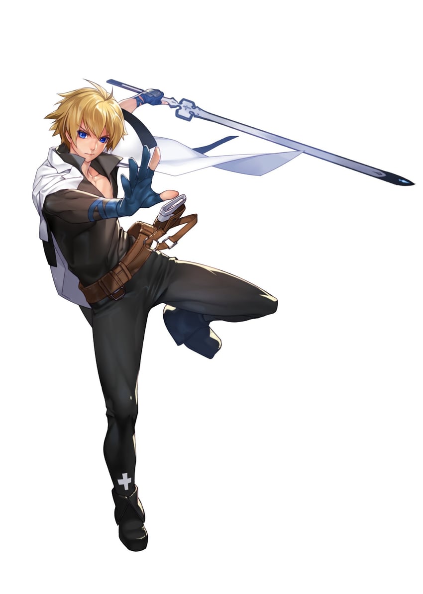 ky kiske (guilty gear and 1 more) drawn by akisa_yositake