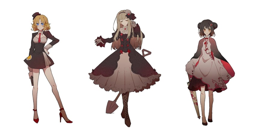 america, russia, and china (axis powers hetalia) drawn by yuezhuanlang
