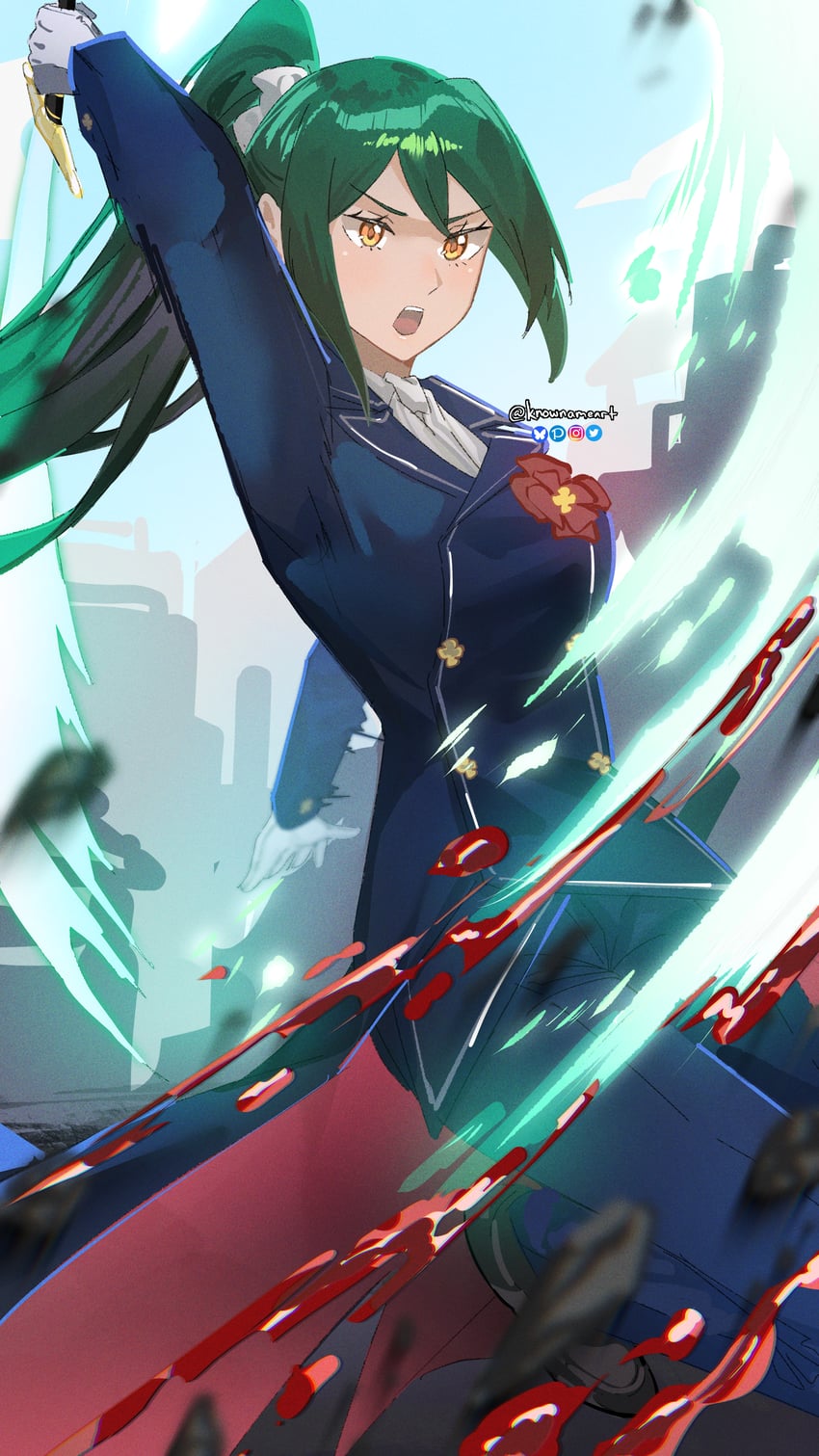 crusch karsten (re:zero kara hajimeru isekai seikatsu) drawn by knowname