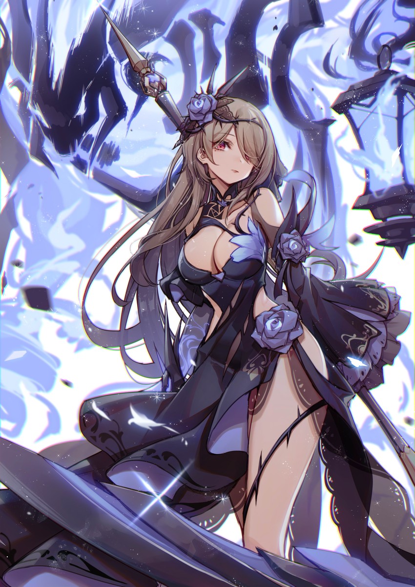rita rossweisse (honkai and 1 more) drawn by de_da_xianyu