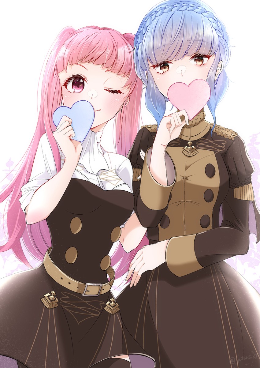 hilda valentine goneril and marianne von edmund (fire emblem and 1 more) drawn by yutohiroya