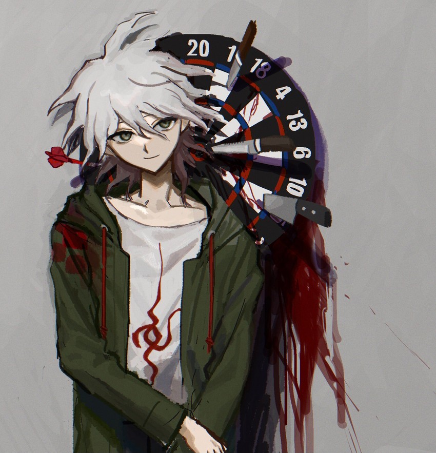 komaeda nagito (danganronpa and 1 more) drawn by saraba_(dnrnaq)