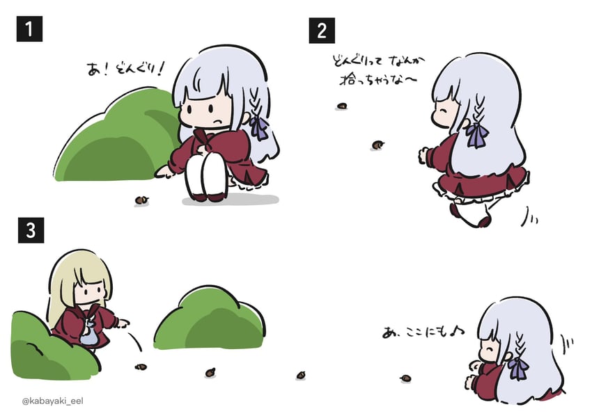 kon kanaho and miyagawa takane (assault lily) drawn by kabayaki_(kabayaki_eel)