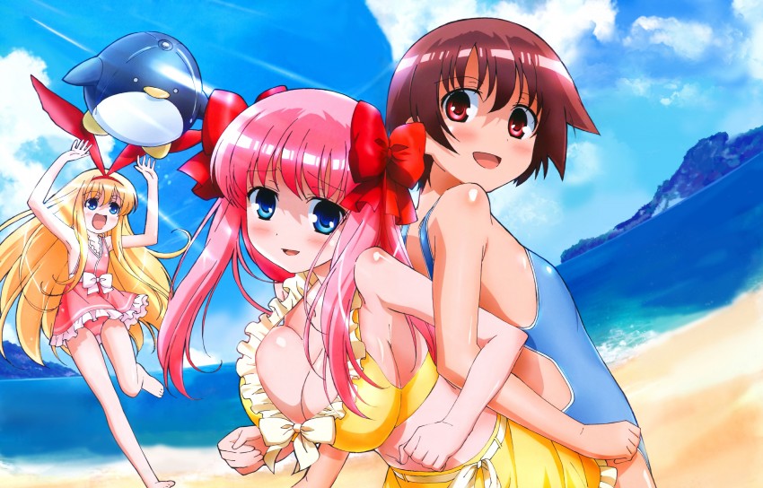 haramura nodoka, miyanaga saki, amae koromo, and etopen (saki) drawn by sugitou_sayuri