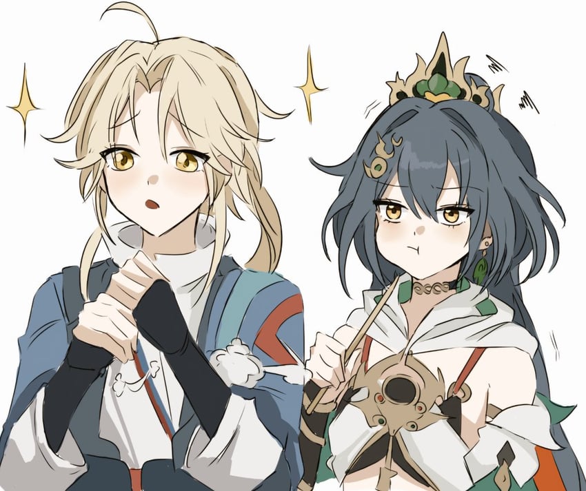 yunli and yanqing (honkai and 1 more) drawn by mimi_o3o