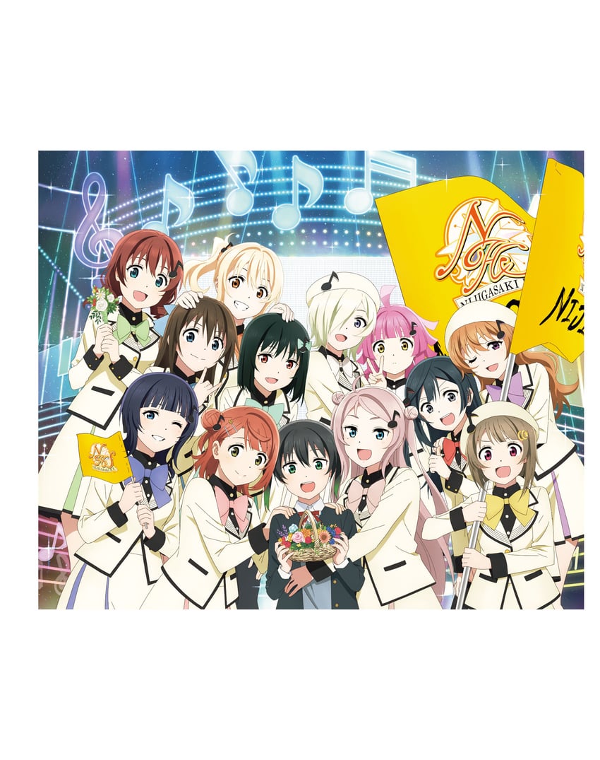 yuki setsuna, uehara ayumu, takasaki yu, osaka shizuku, tennoji rina, and 8 more (love live! and 1 more) drawn by yokota_takumi
