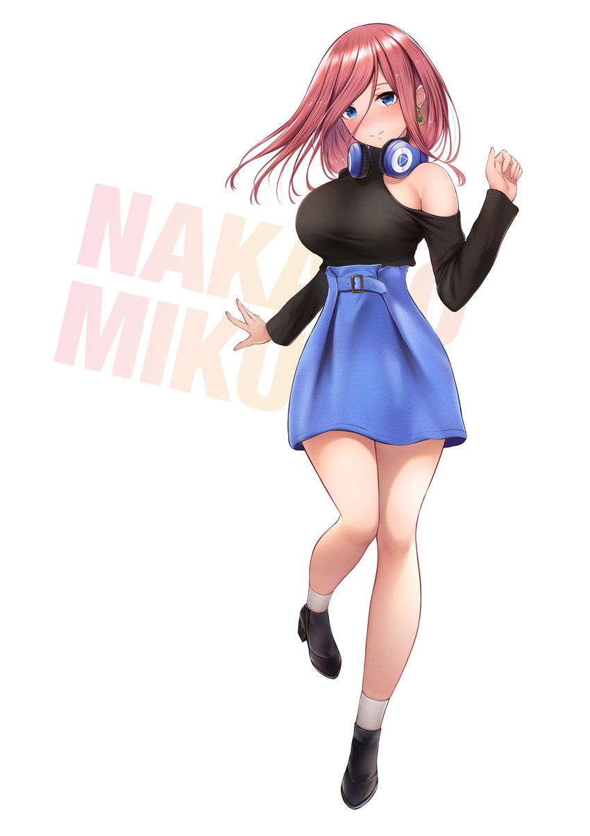 nakano miku (go-toubun no hanayome) drawn by kannko_bokujou