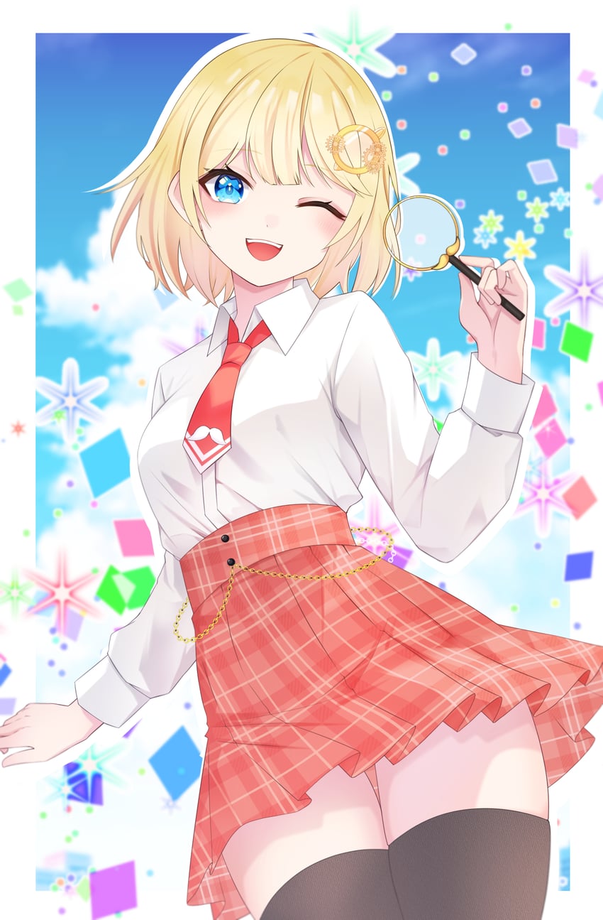 watson amelia (hololive and 1 more) drawn by iyotsuki11