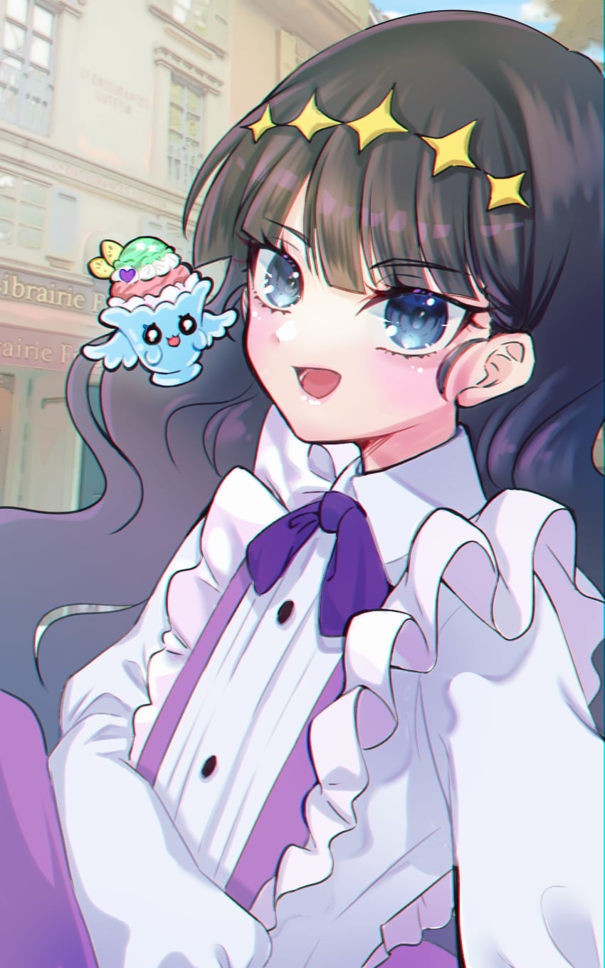 kasai amane, recipipi, and parfait recipipi (precure and 1 more) drawn by miisu_(minirose)