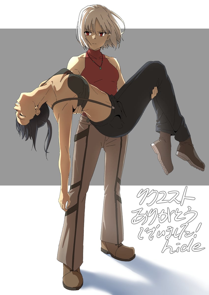 canaan and alphard (428: fuusa sareta shibuya de and 1 more) drawn by hide12862152
