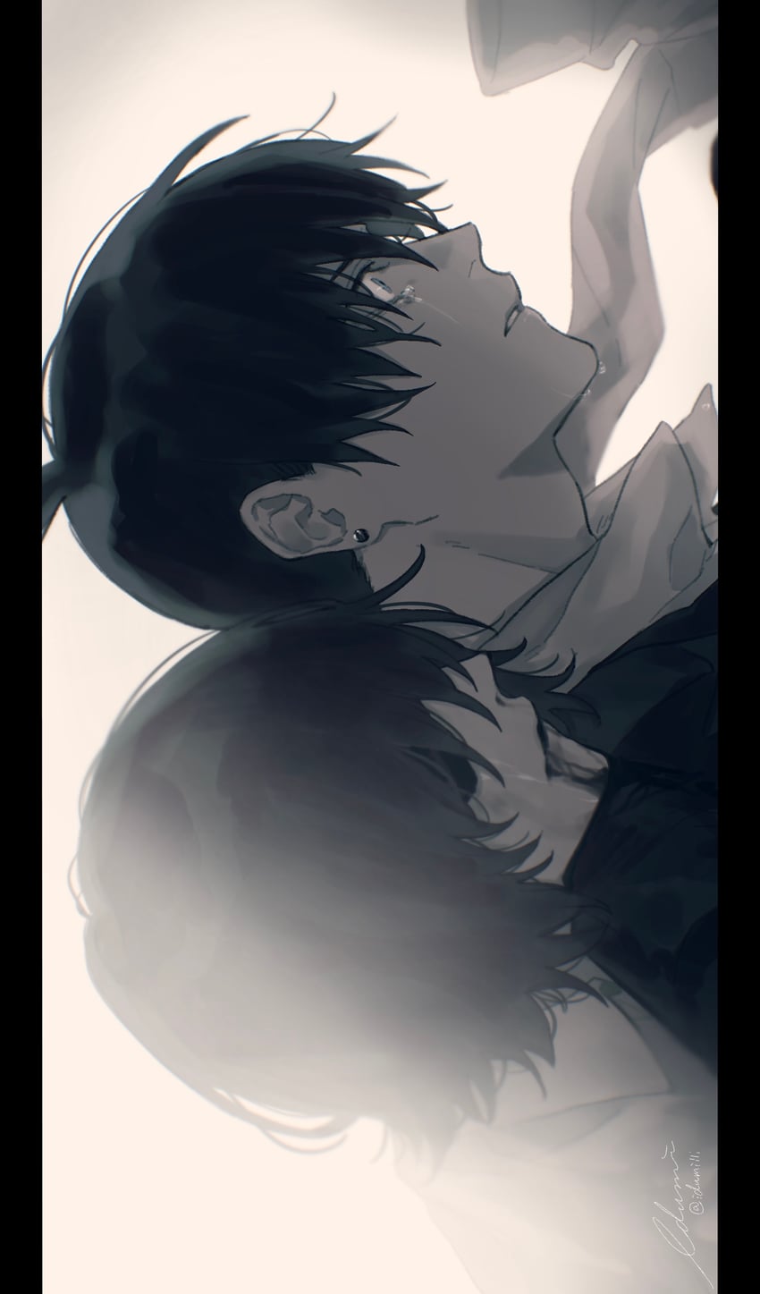 hayakawa aki and himeno (chainsaw man) drawn by izumi_(kisshot1126)