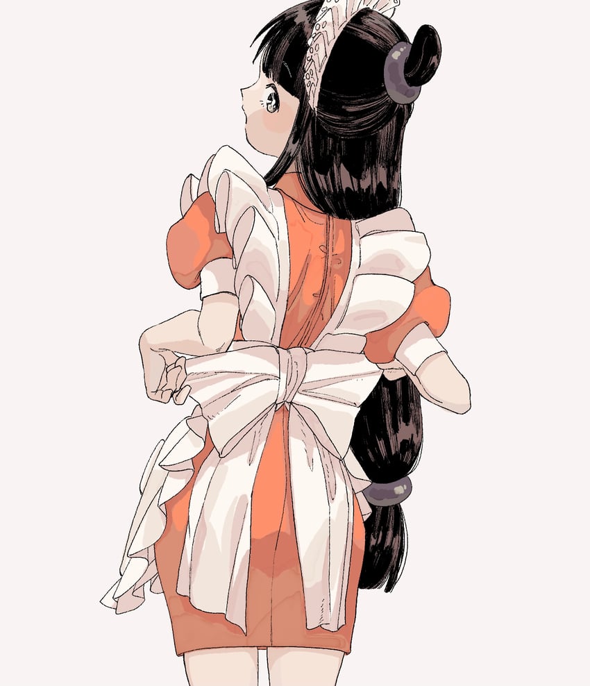 maya fey (ace attorney and 1 more) drawn by omen_hohoho