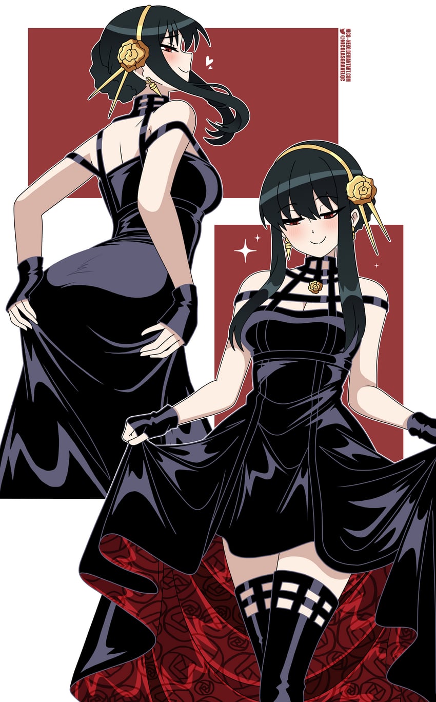 yor briar (spy x family) drawn by nico-neko