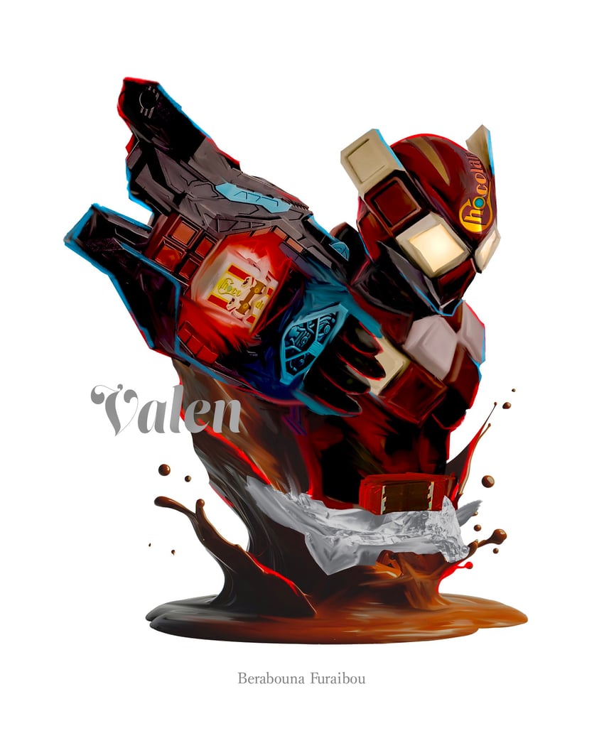 kamen rider valen (kamen rider and 1 more) drawn by obakelope0530