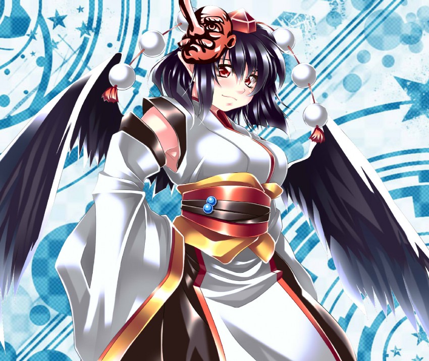 shameimaru aya (touhou) drawn by yoiti