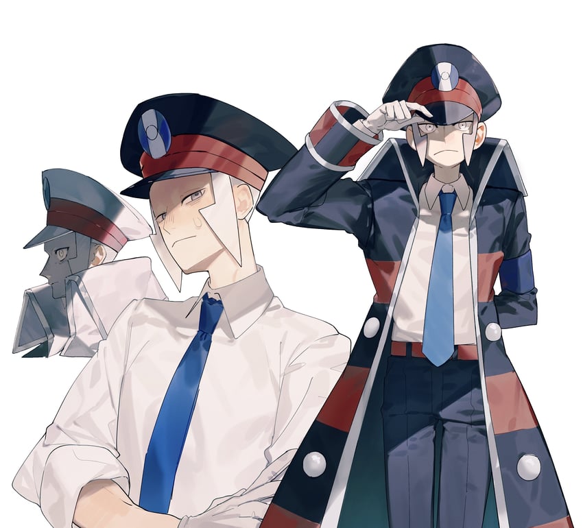 ingo and emmet (pokemon and 1 more) drawn by ccf2q
