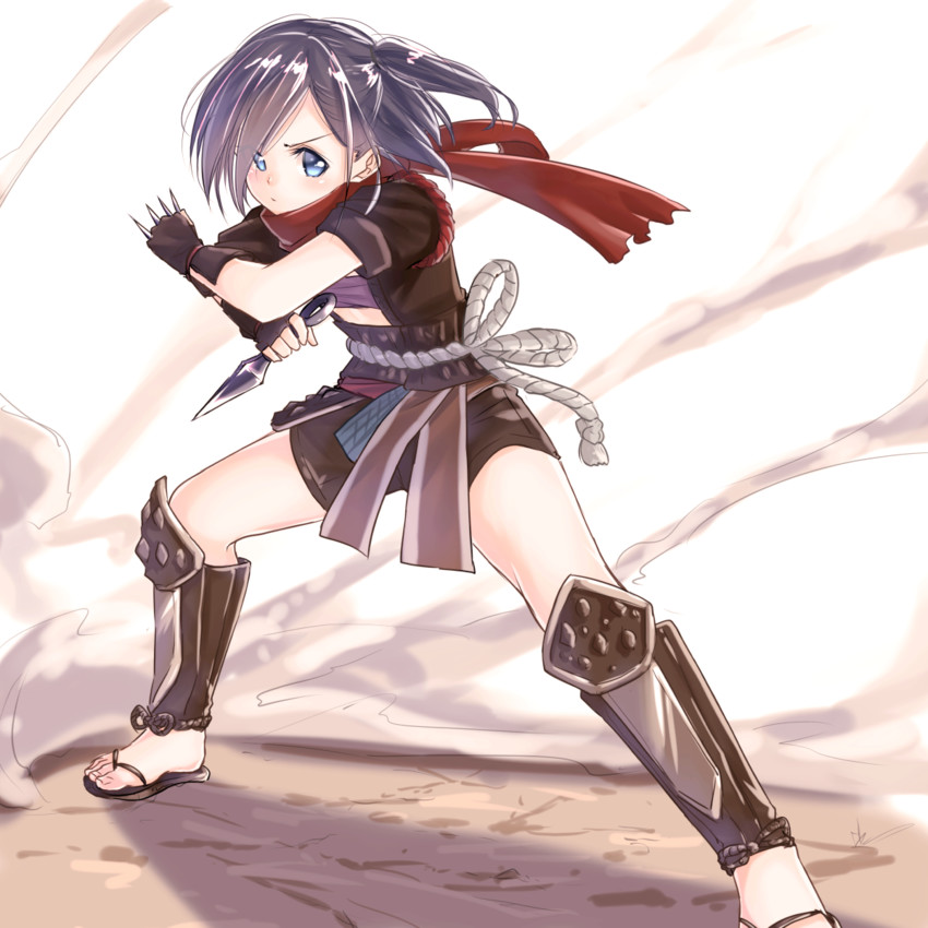 suzunari shizuku and shinobi (original and 1 more) drawn by yuki_arare