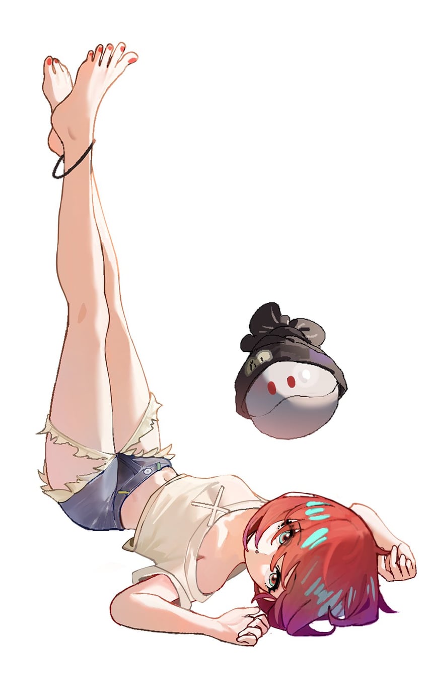 amate yuzuriha and haro (gundam and 1 more) drawn by majo_(pastamajo)