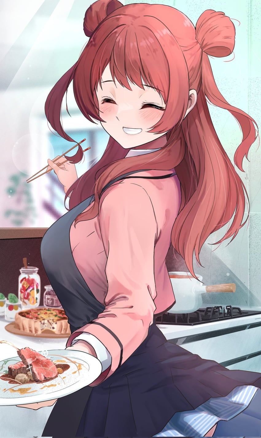 hanami saki (idolmaster and 1 more) drawn by sezok