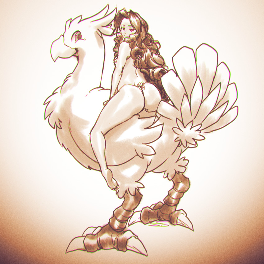aerith gainsborough (final fantasy and 1 more) drawn by robaato