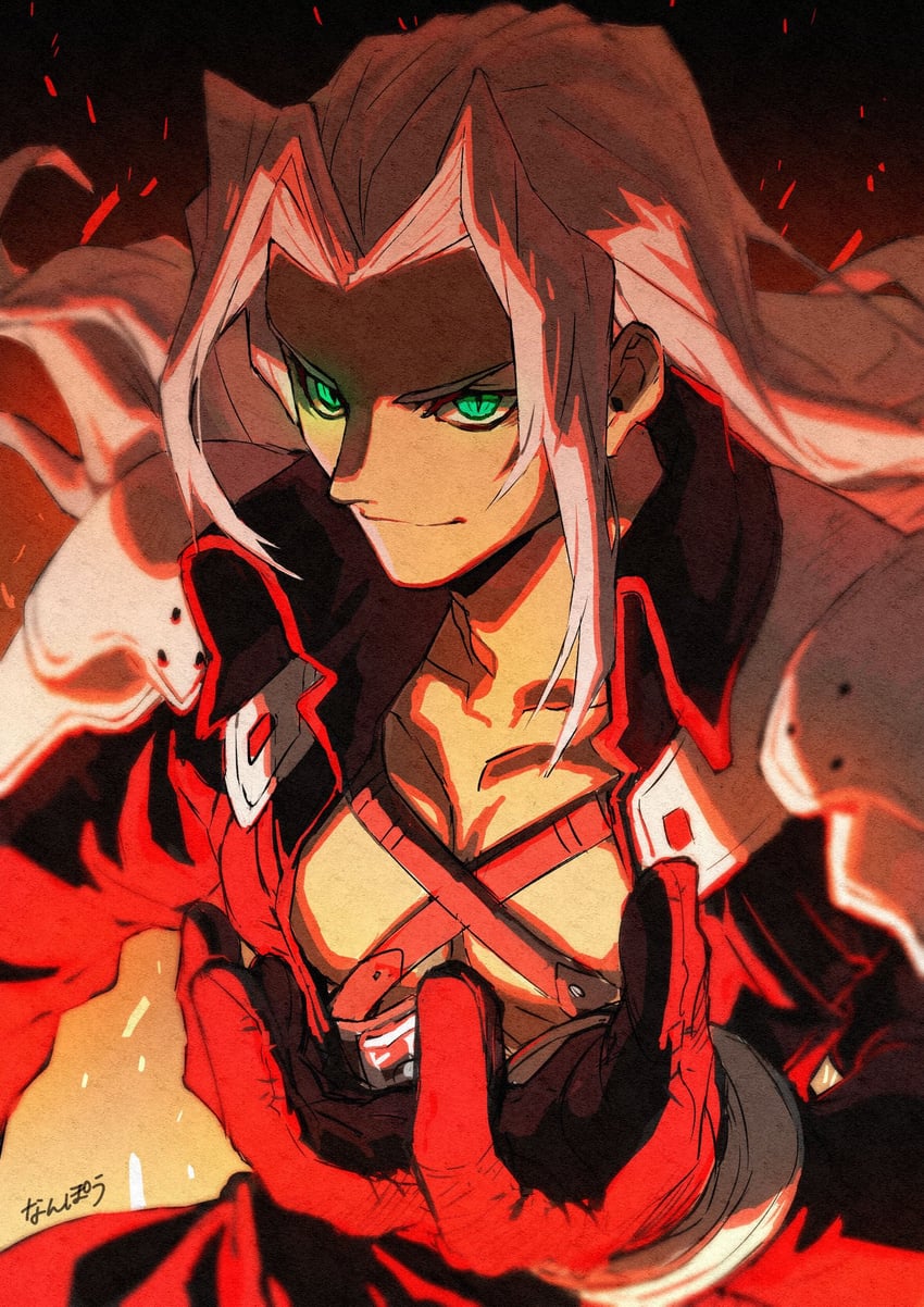 sephiroth (final fantasy and 1 more) drawn by nanpou_(nanpou0021)