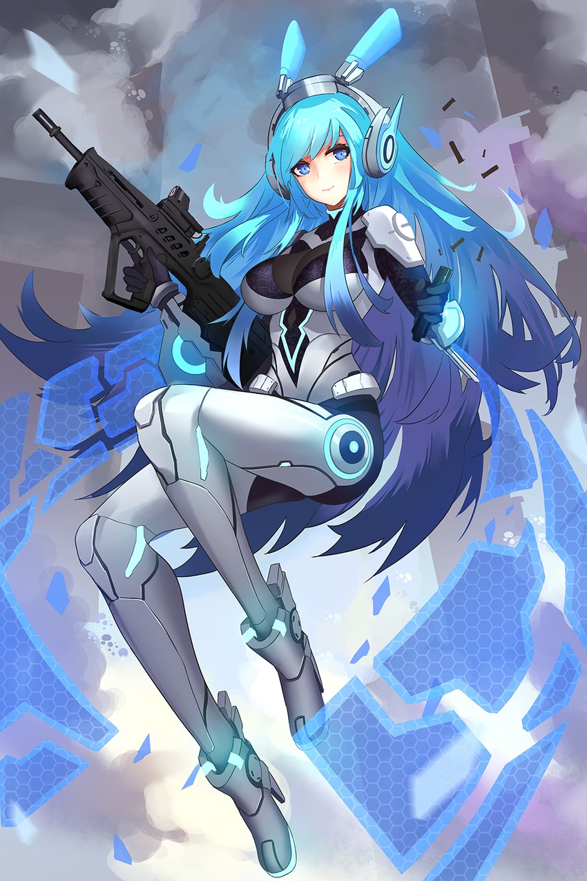 tar-21 and diao chan (girls' frontline and 1 more) drawn by wjn-rance