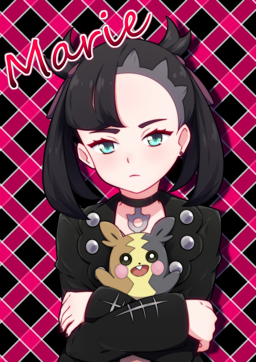 marnie and morpeko (pokemon and 1 more) drawn by niujiao_bao