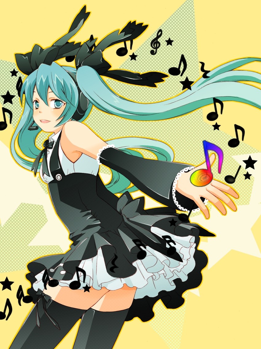hatsune miku (vocaloid and 1 more) drawn by 7melon