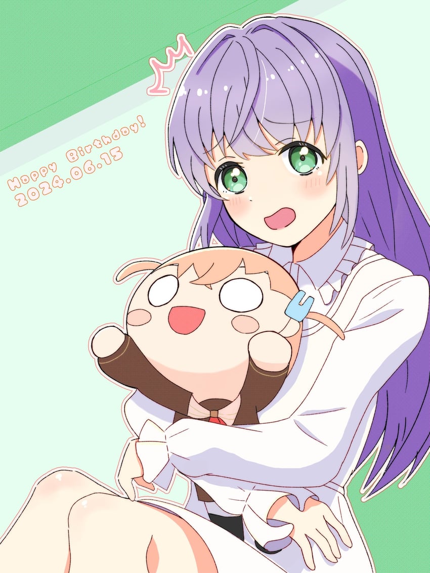 hinoshita kaho and otomune kozue (love live! and 1 more) drawn by harusame_(wm15_same)