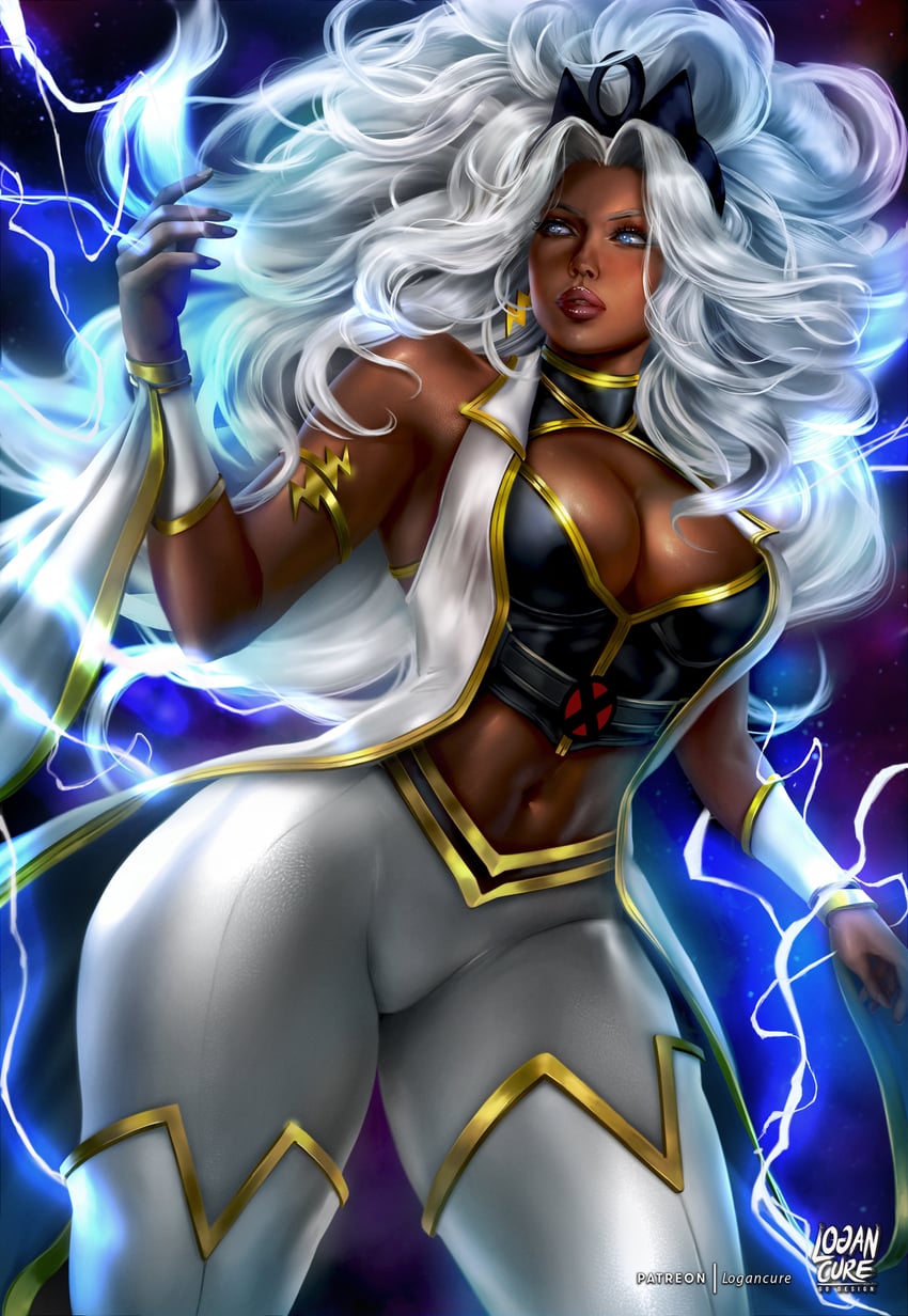 storm (marvel and 2 more) drawn by logan_cure