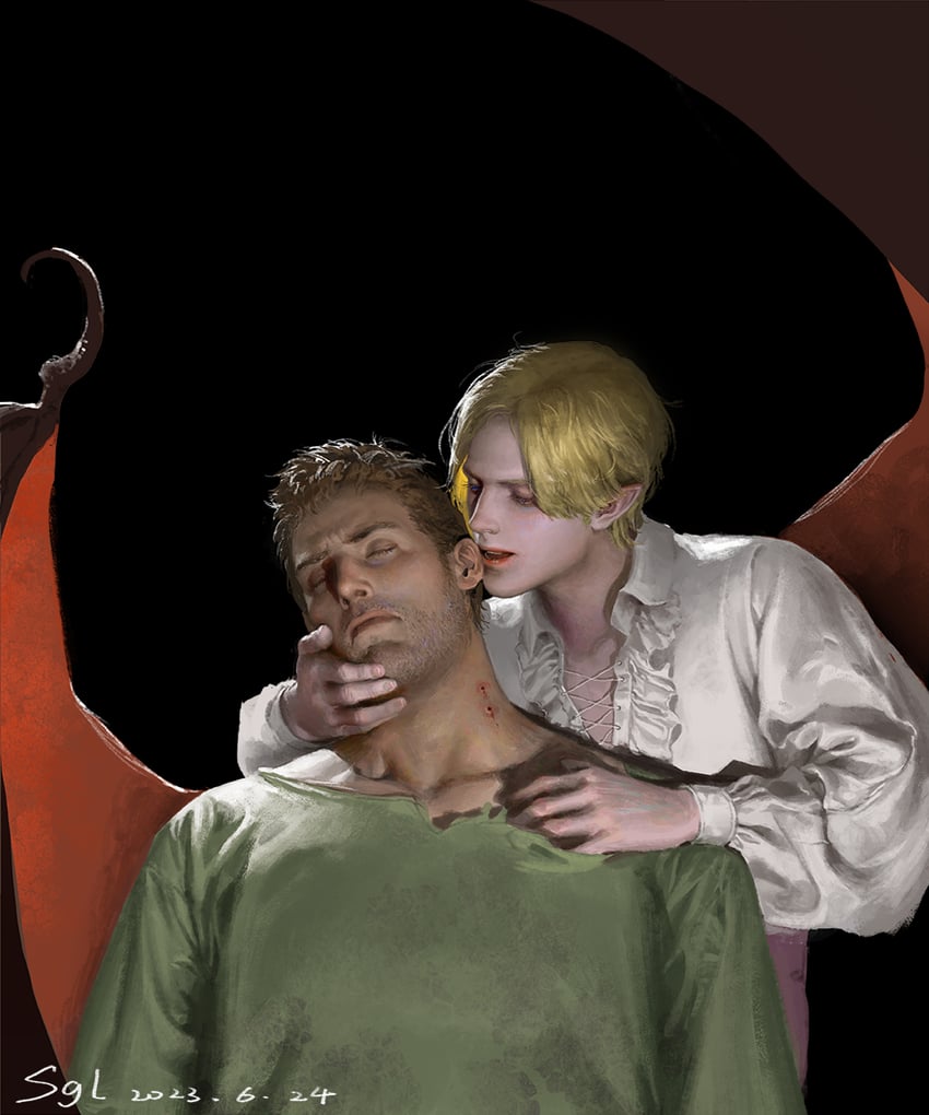 leon s. kennedy and chris redfield (resident evil and 1 more) drawn by sgl08