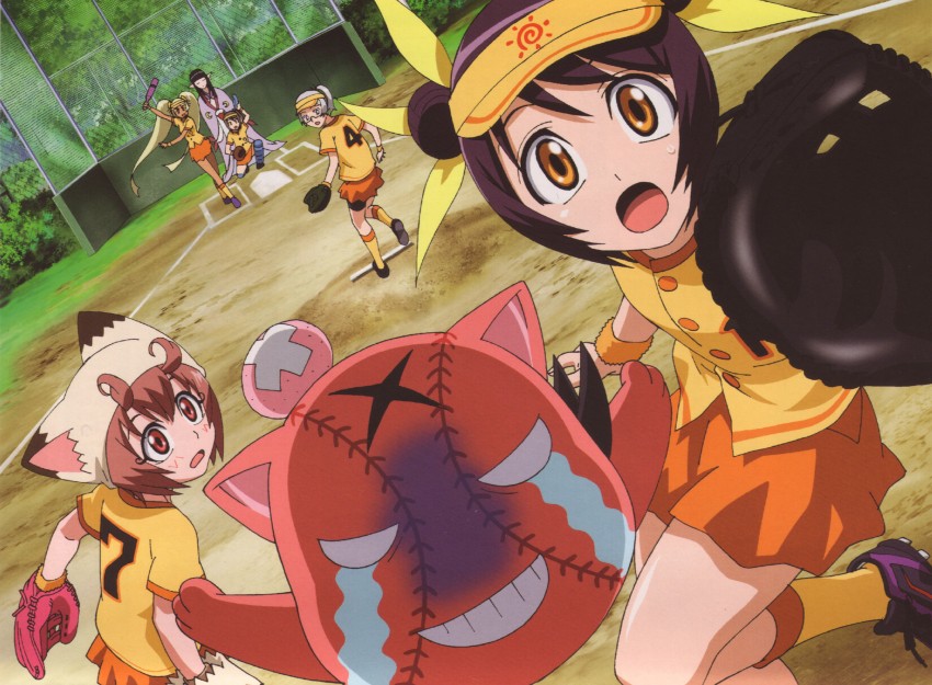 hinata himawari, shikimi, azami, yusura, himeji, and 2 more (himawari!)