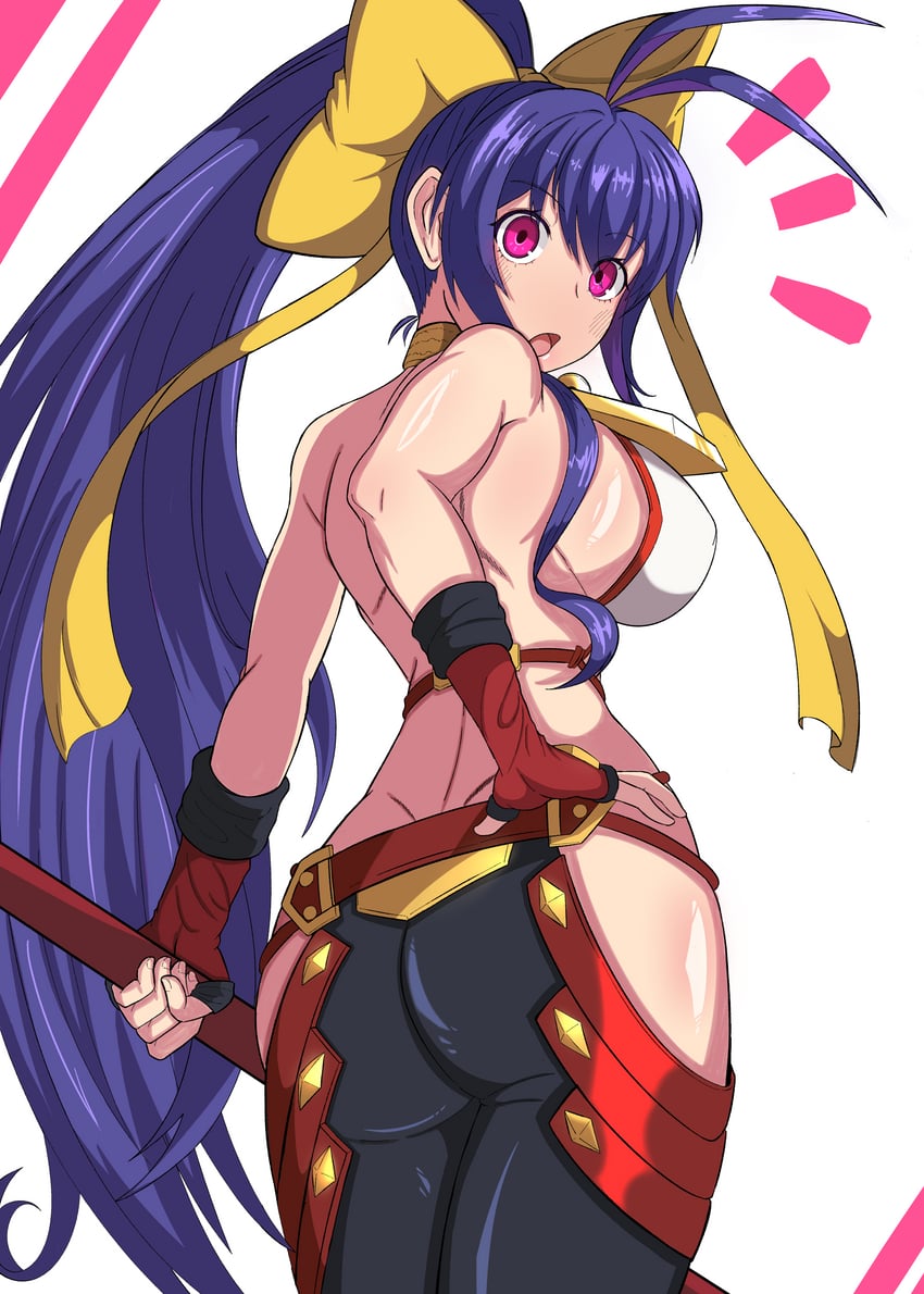 mai natsume (blazblue and 2 more) drawn by square-w