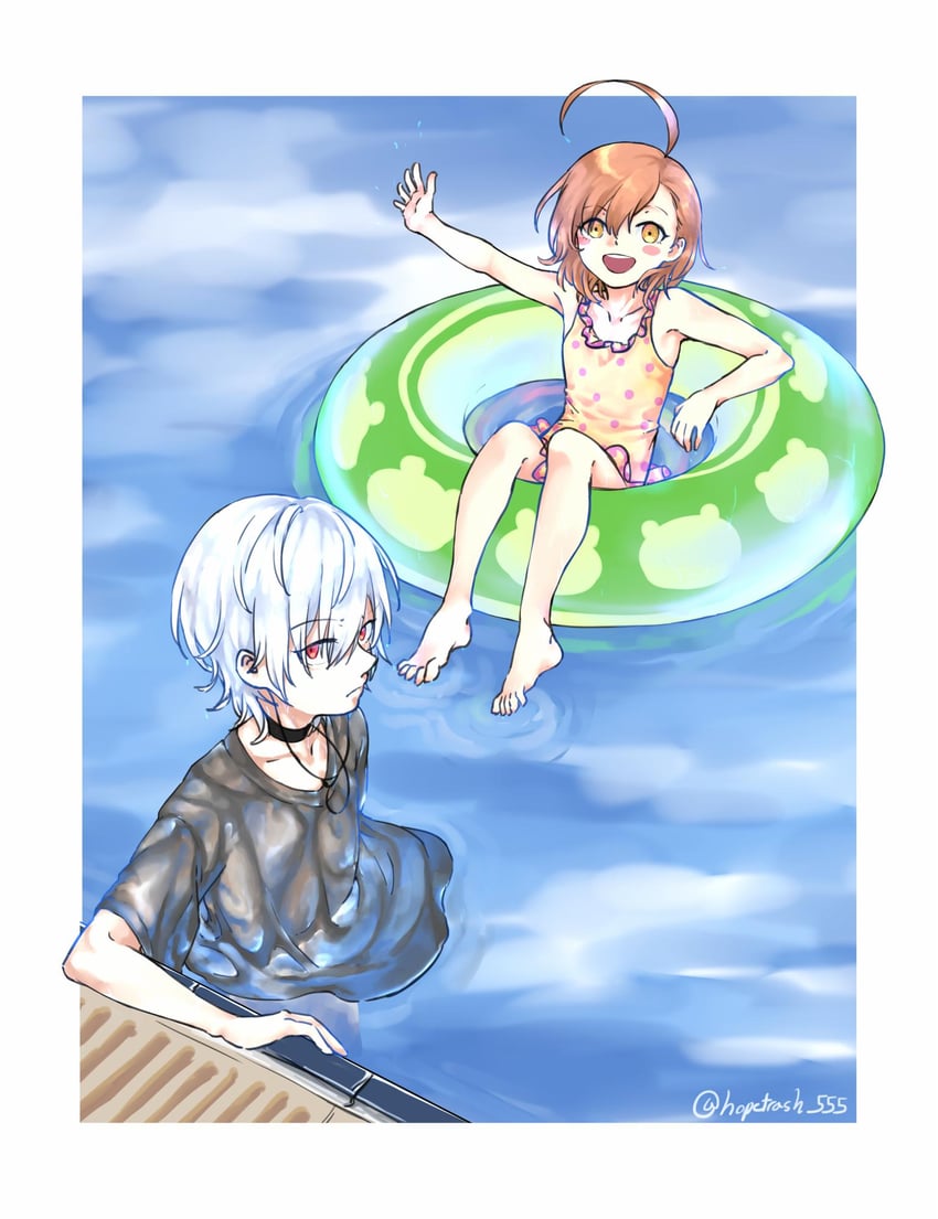 accelerator, last order, and gekota (toaru majutsu no index) drawn by hopetrash555