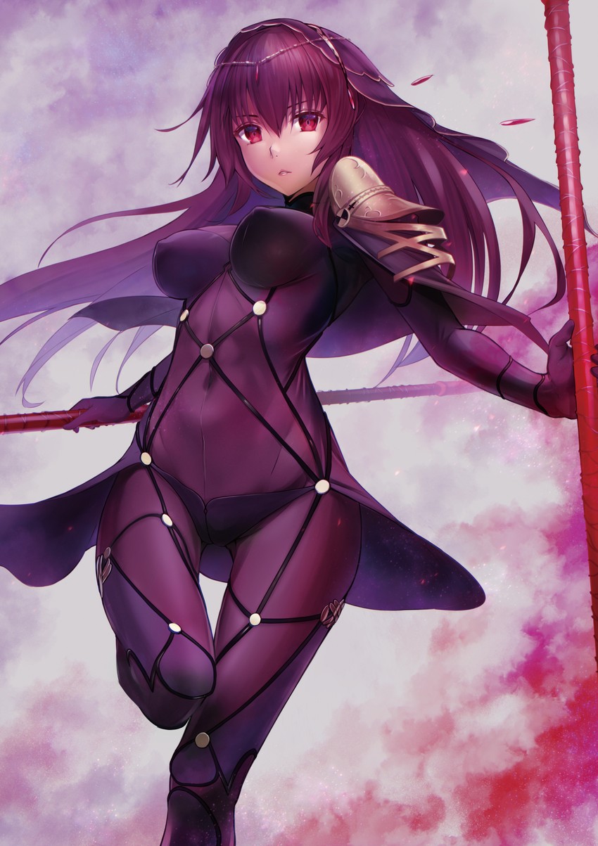 scathach (fate and 1 more) drawn by nishibi_mitsuba