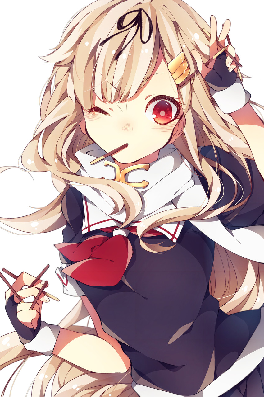 yuudachi and yuudachi kai ni (kantai collection) drawn by sumoffu