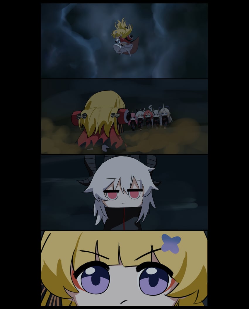 zani, phoebe, jinhsi, fleurdelys, encore, and 1 more (wuthering waves and 2 more) drawn by cryne
