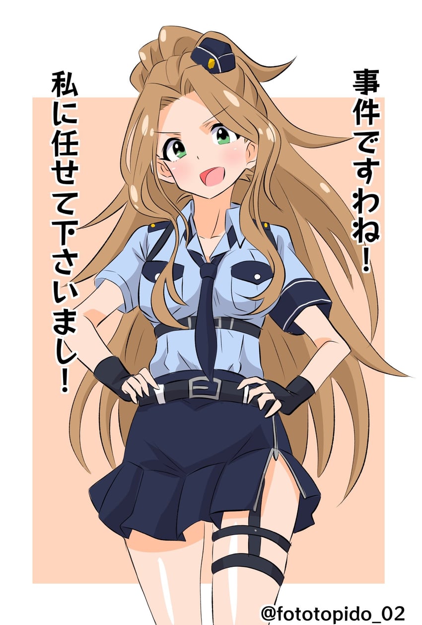 nikaido chizuru (idolmaster and 2 more) drawn by foton_p